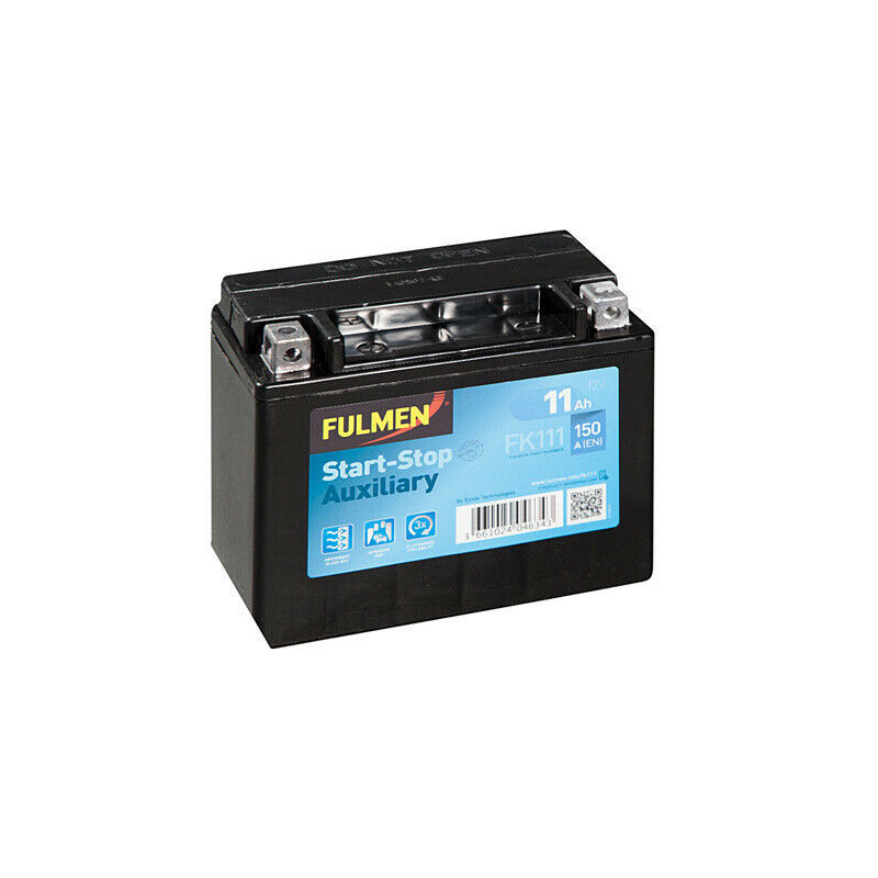 C55AUX BORNE M4 FULMEN FK111 BATT.AUX START/STOP 12V 11AH 150A EN B0 *72*