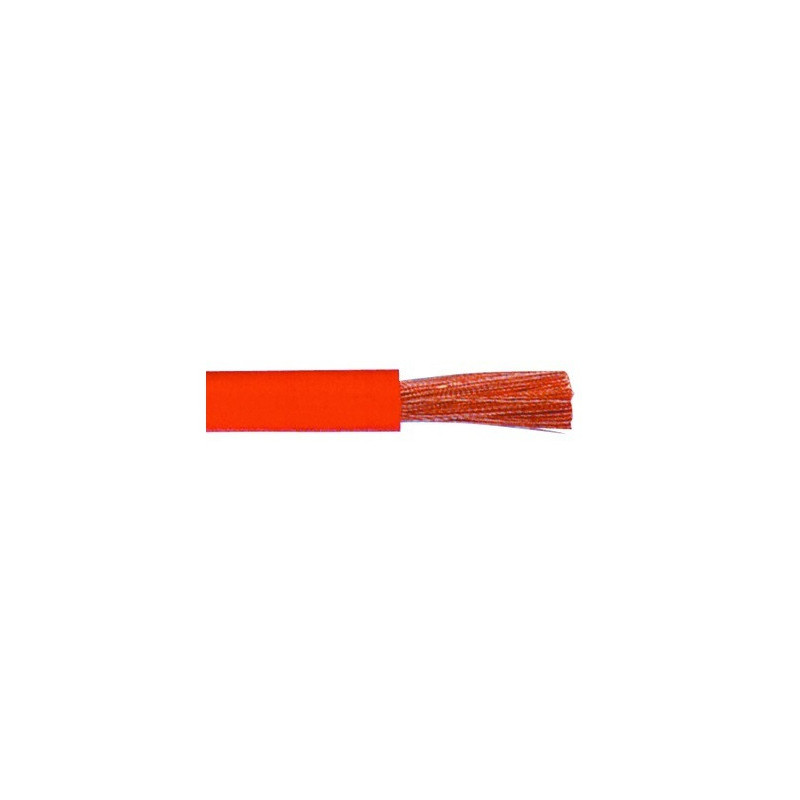 CABLE SOUPLE 50mm2 ROUGE VENDU AU METRE