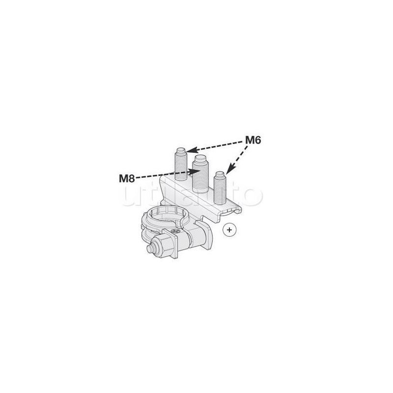 COSSE + VL MULTI-CONNECTIONS  2 tiges M6 +1 tige M8