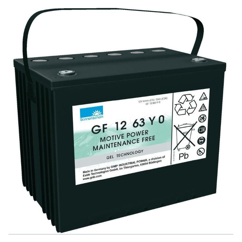 GF12063Y04 BATT.GEL SONNENSCHEIN 12V 63A C5 TRACTION