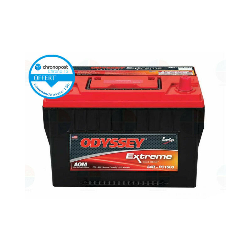 ODX-AGM34R  BATT.ODYSSEY 12V 68AH C20 850A CCA PB PUR +D (34R-PC1500)