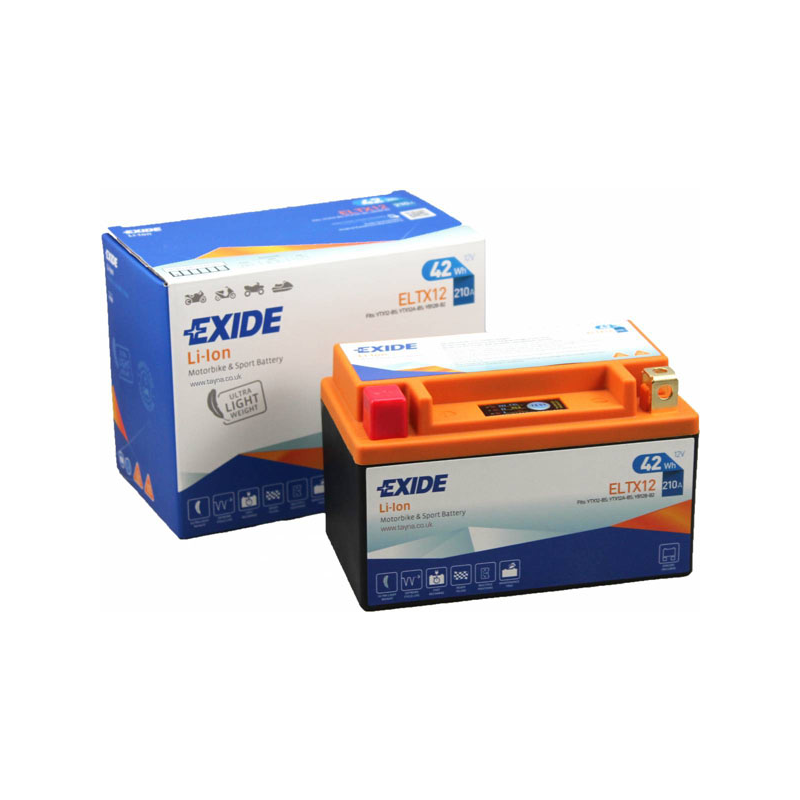 ELTX12 BATT EXIDE LiFePO4 12V 42W/H 210A EN +G (YTX12-BS/YTX12A-BS)