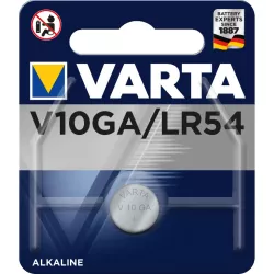 V10GA/LR54/LR1130  ELECTRONIQUE PILE ALCALINE BOUTON VARTA