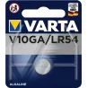V10GA/LR54/LR1130  ELECTRONIQUE PILE ALCALINE BOUTON VARTA