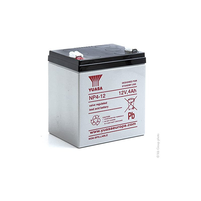 BATT.AGM YUASA NP4-12 12V4A PB *P480*