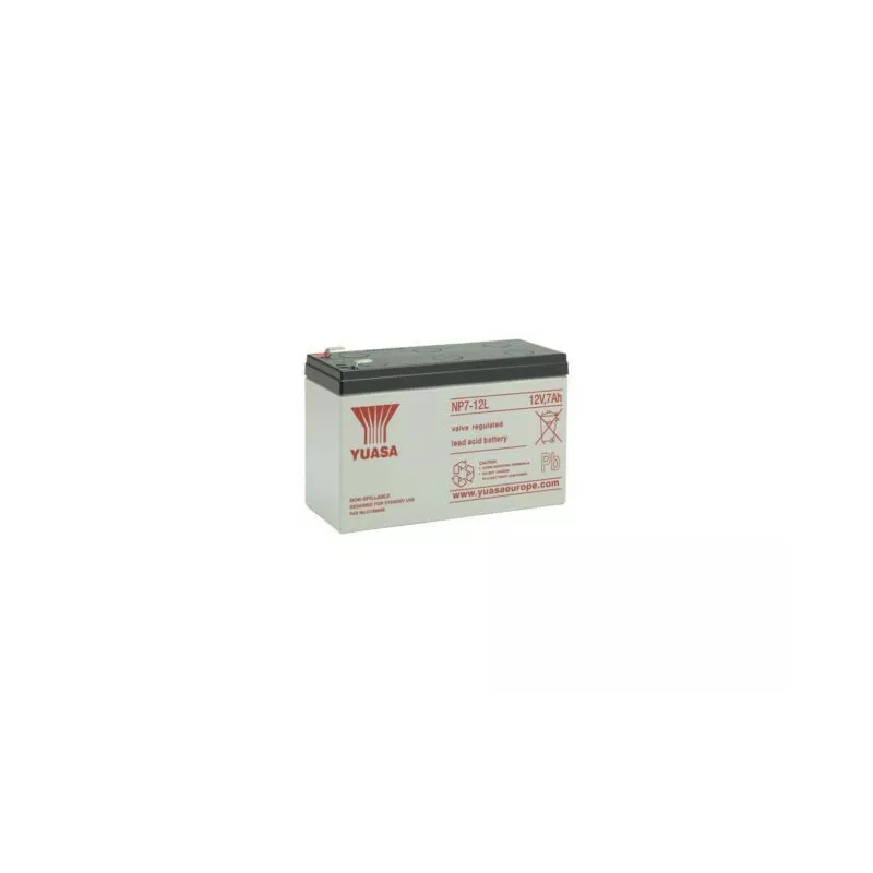 BATT.AGM YUASA NP7-12L 12V 7A PB COSSES FASTON 6.35mm *P384*