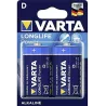 D - 4920 VARTA LONG LIFE POWER  BLISTER DE 2 PILES  1.5V ALCALINE