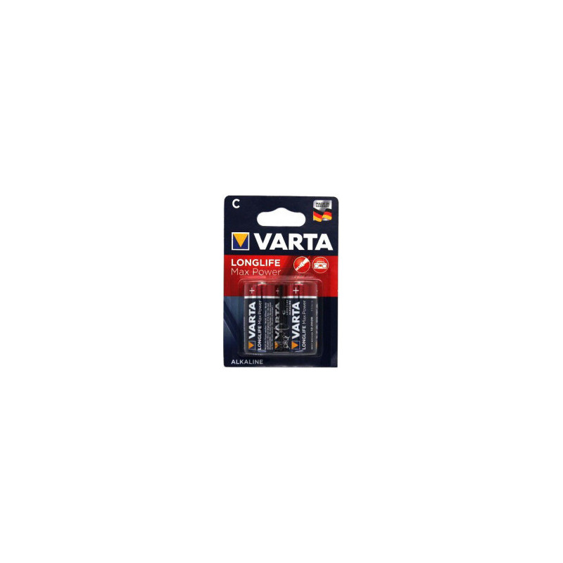 C - VARTA LONG LIFE MAX BLISTER DE 2 PILES  1.5V ALCALINE