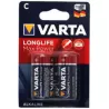 C - VARTA LONG LIFE MAX BLISTER DE 2 PILES  1.5V ALCALINE