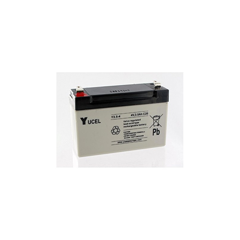 BATT. AGM YUVOLT Y3.5-4  4V 3.5A C20