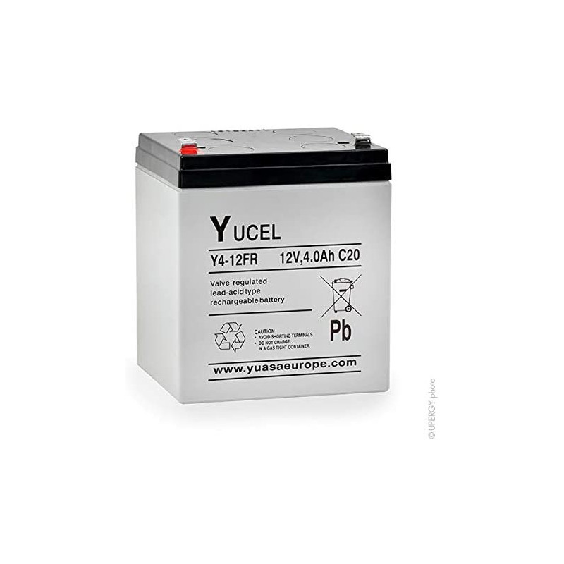 BATT.AGM YUVOLT Y4-12FR 12V 4A C20 UL94V0