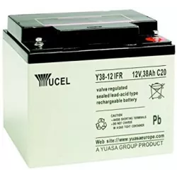 BATT.AGM YUVOLT Y38-12IFR 12V 38A C20 UL94V0