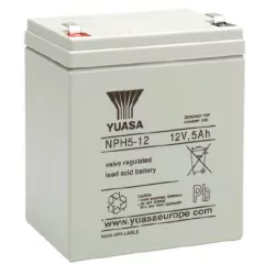 BATT.AGM YUASA NPH5-12 12V 5.2A C20  DECHARGE RAPIDE UPS ..