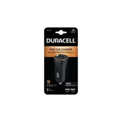 CHARGEUR ALLUME CIGARE 2 PORTS USB-A 5V 3A DURACELL