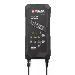 YCX6 CHARGEUR YUASA 12V 1/4/6A  PB ET LFP IP51