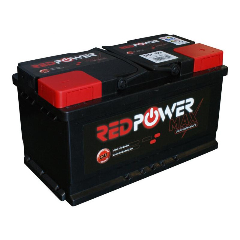 D4D 12V 80AH 660A RP80 RED POWER *56*