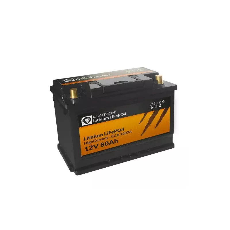 LIONTRON HighCurrent (12,8 V 80 Ah / CCA 1200 A)