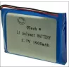 BATT LI.PO 3.7V 1900MAH SORTIES FILS BMS APPLICATION DIVERS