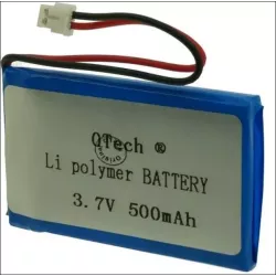 BATT LI.PO 3.7V 500MAH 2C  + CONNECTEUR APPLICATION DIVERS