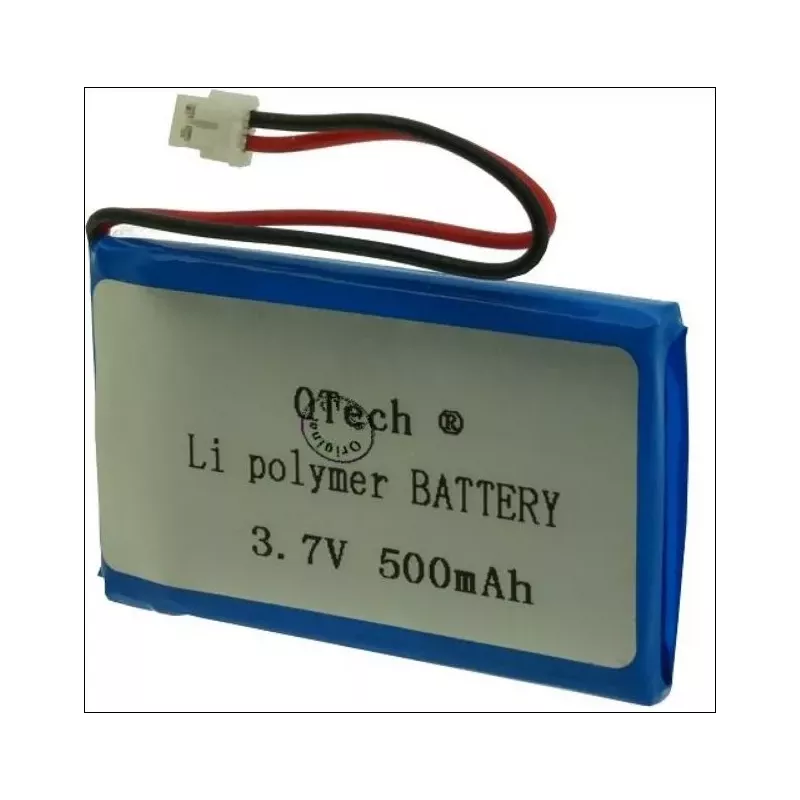 BATT LI.PO 3.7V 500MAH 2C  + CONNECTEUR APPLICATION DIVERS