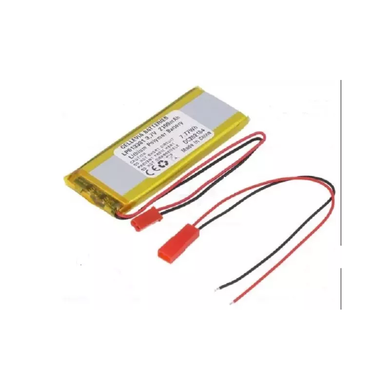 BATT LI.PO 3.7V 2.1A LP613381/CL  S1P + CONNECTEUR JST SYR-02T