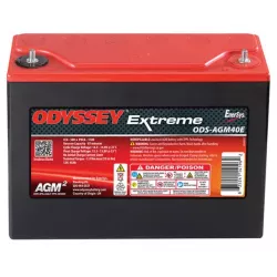 ODS-AGM40E BATT ODYSSEY EXTREME 12V 45A 500A CCA PB PUR +D (PC1100)