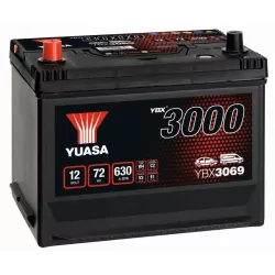 M10G-D26G 12V 72 AH 630A EN +G B9 YUASA YBX3069