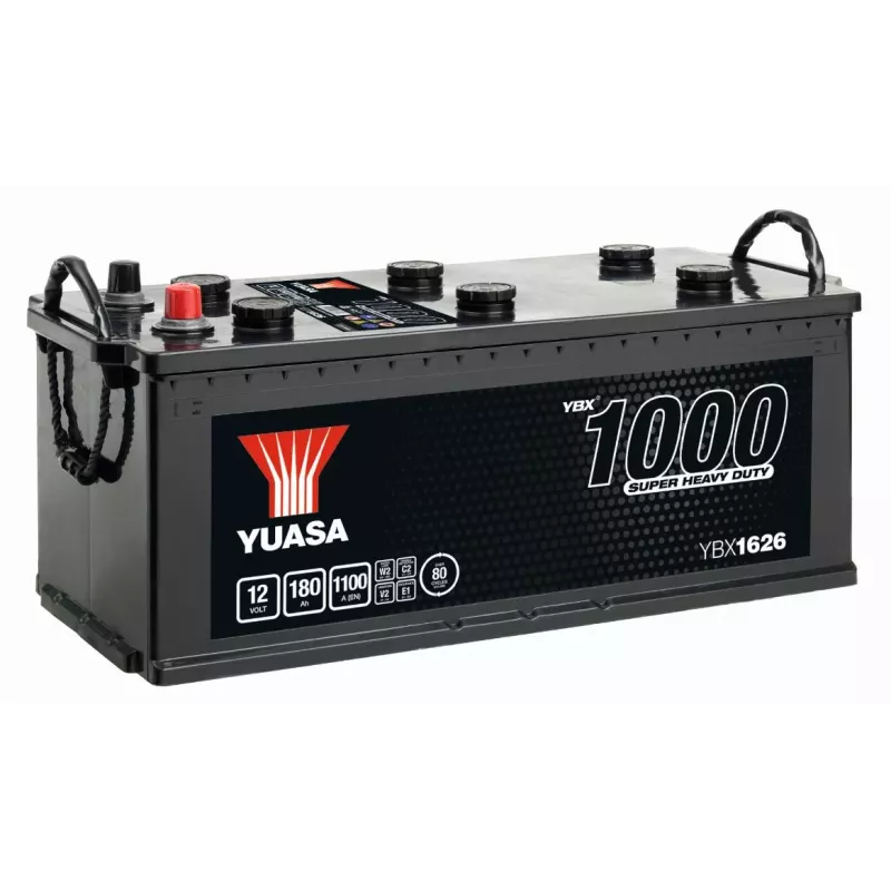 B15DTL/DINB  BATT.DEM.YUASA YBX1626 12V 180Ah 1100A EN + D TALONS