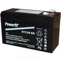 S112/9SR BATT. AGM POWERFIT 12V 9A C20 *5*