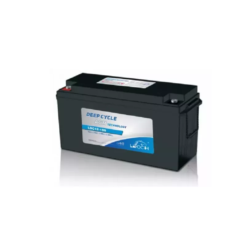 LDC12-180/EV12180  BATT 12V 174A C10 LEOCH AGM/GEL CYCLAGE CARBON  M8 T11