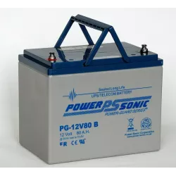 PG-12V80 BATT AGM POWER SONIC 12V 80A C20