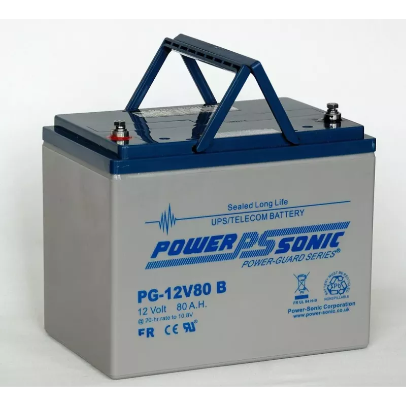 PG-12V80 BATT AGM POWER SONIC 12V 80A C20