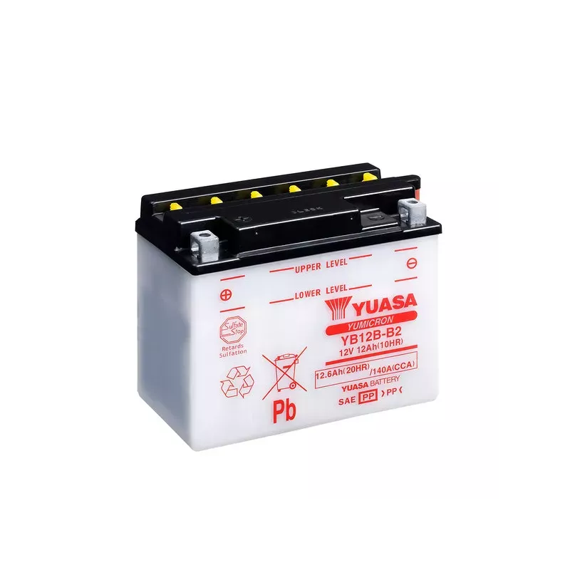 YB12B-B2 YUASA 12V 12AH +G *5*