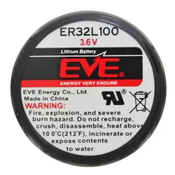 ER32L100 PILE CPU LITHIUM EVE 3.6V 1.7A 1/6D TYPE SL386 SL886 VRAC