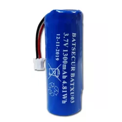 BATXU03 BATT. LI.ION  3.7V 1.3A  ALARME TYPE DAITEM/HAGER 1UY18500Y