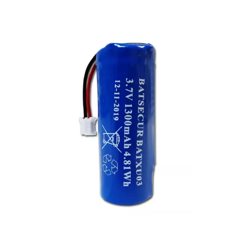 BATXU03 BATT. LI.ION  3.7V 1.3A  ALARME TYPE DAITEM/HAGER 1UY18500Y