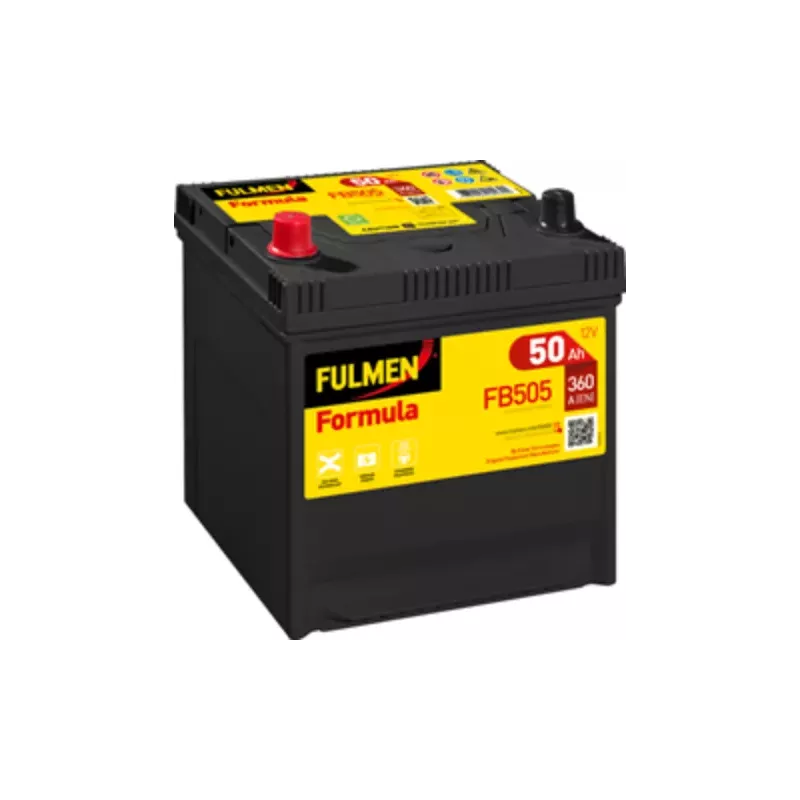 D20G 12V 50AH 360A FB505-FULMEN EQUIPA *JUSQU'A PUISEMENT DES STOCKS