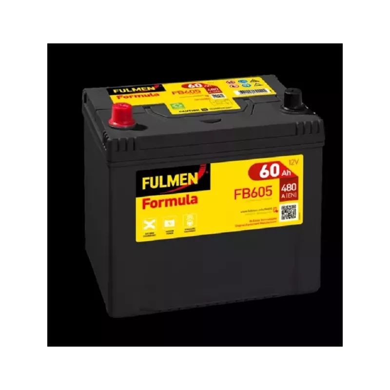 D23G FB605 FULMEN FORMULA 12V 60AH 480A DEM *63*