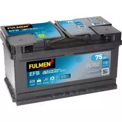 D4DEFB FULMEN FL752 12V 75AH 730A *42*