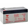 BATT.AGM YUASA NP1.2-12FR  12V 1.2A PB *P1040* UL94/V0 * SUR DEMANDE *