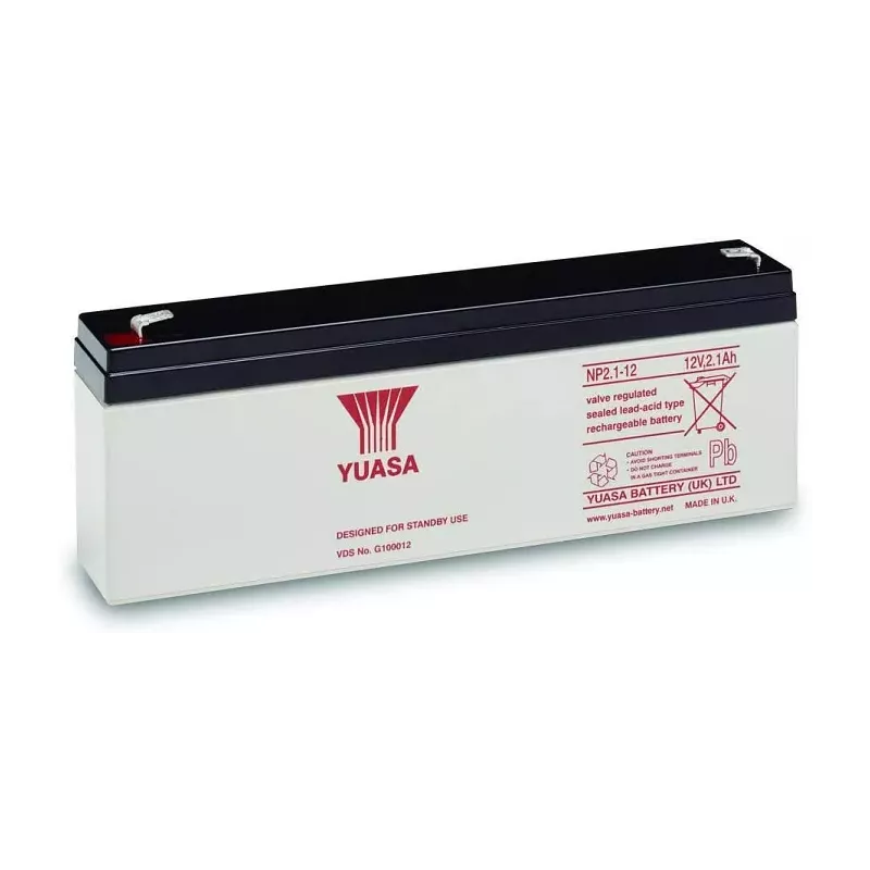 BATT.AGM YUASA NP2.1-12 12V 2.1A PB *P880*