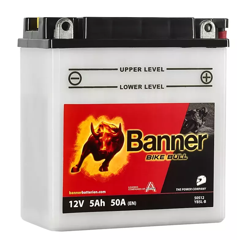 B5L-B/50512 BATT BANNER 12V 5A/H 50A BIKE BULL CLASSIC *5* +D