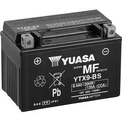 YTX9-BS YUASA MF  12V 8,4 AH/20H 135 A +G *5*