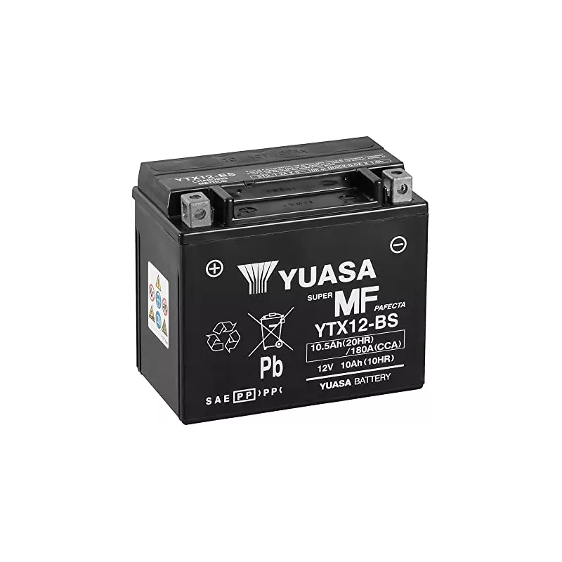 YTX12-BS YUASA MF 12V 10AH +G *4*