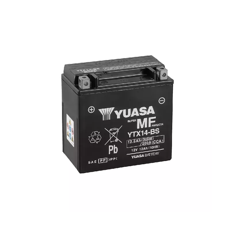 YTX14-BS YUASA MF 12V 12AH +G *4*