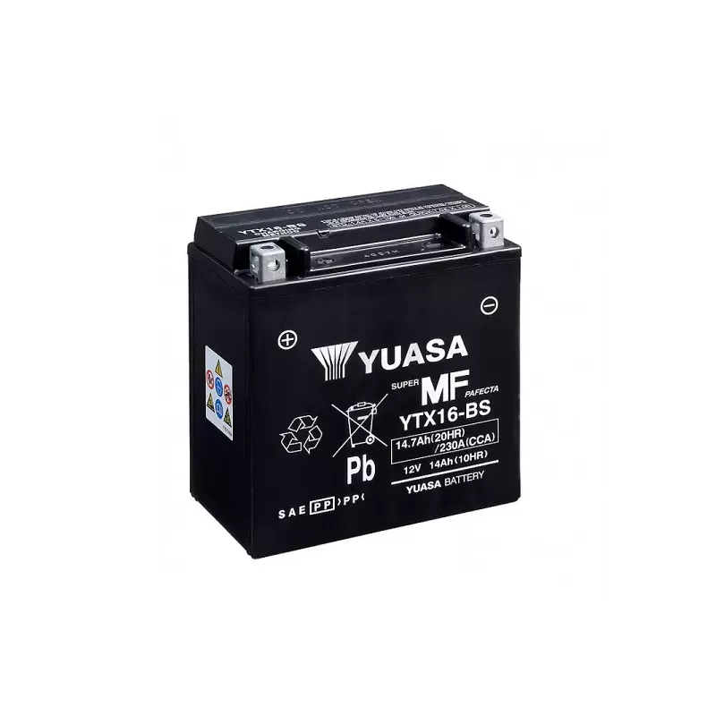 YTX16-BS YUASA MF 12V 14AH +G *4*