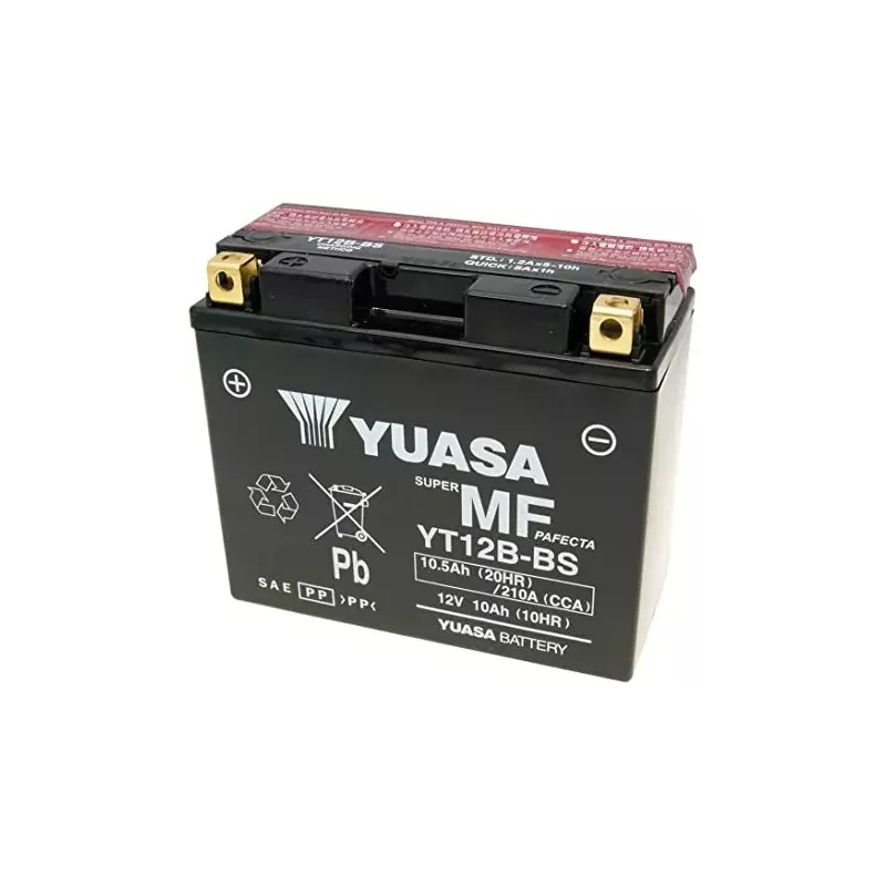 YT12B-BS/YT12B-4 YUASA MF 12V 10AH +G *4*