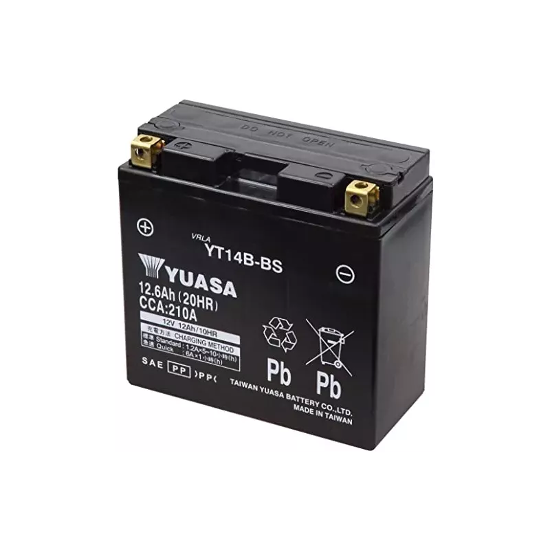 YT14B-BS/YT14B-4 YUASA MF 12V 12AH  *4*