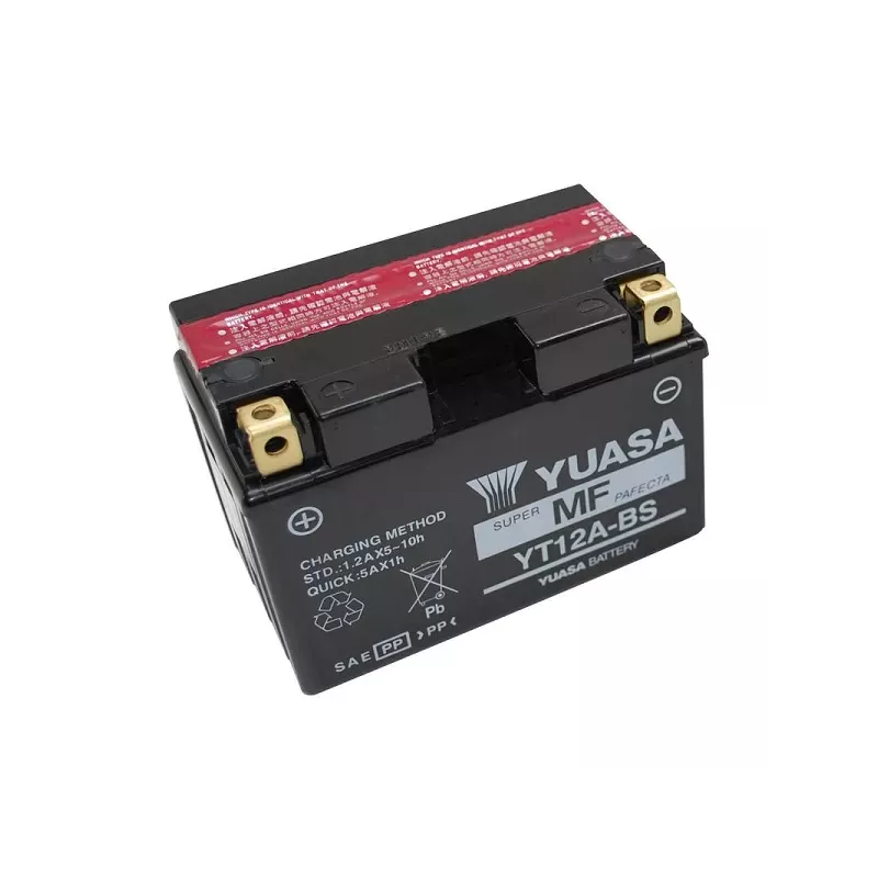 YT12A-BS YUASA MF 12V 10AH +G *6*