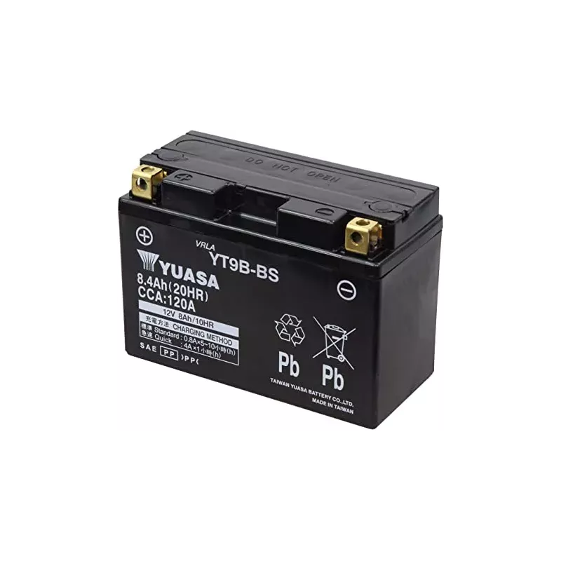 YT9B-BS / YT9B-4 YUASA MF 12V 8AH +G *6*